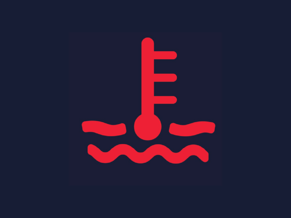 engine temperature light